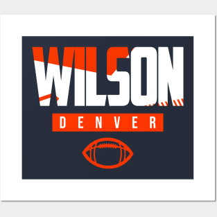 Wilson Denver Football Practice Posters and Art